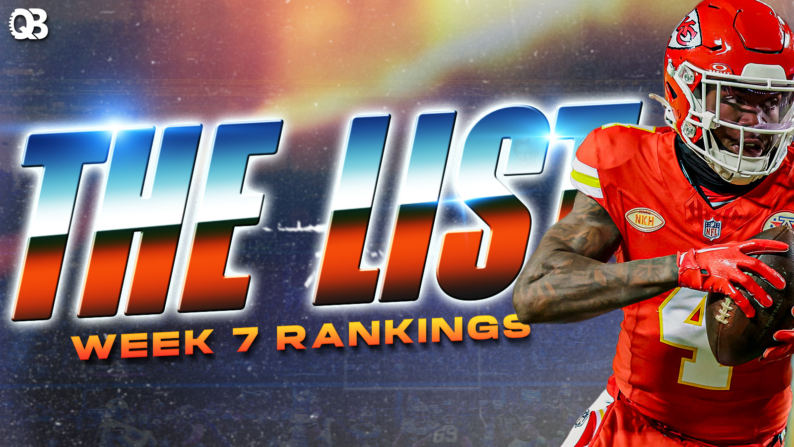 The List Fantasy Football Rankings for Week 7 QB List