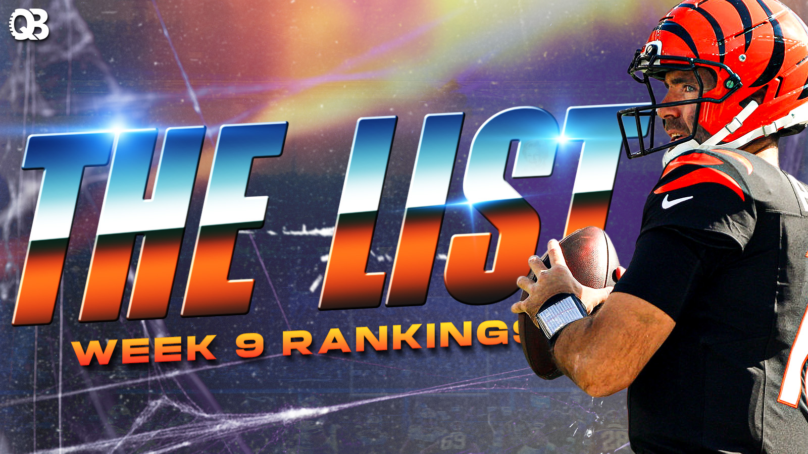 The List Fantasy Football Rankings for Week 9 QB List