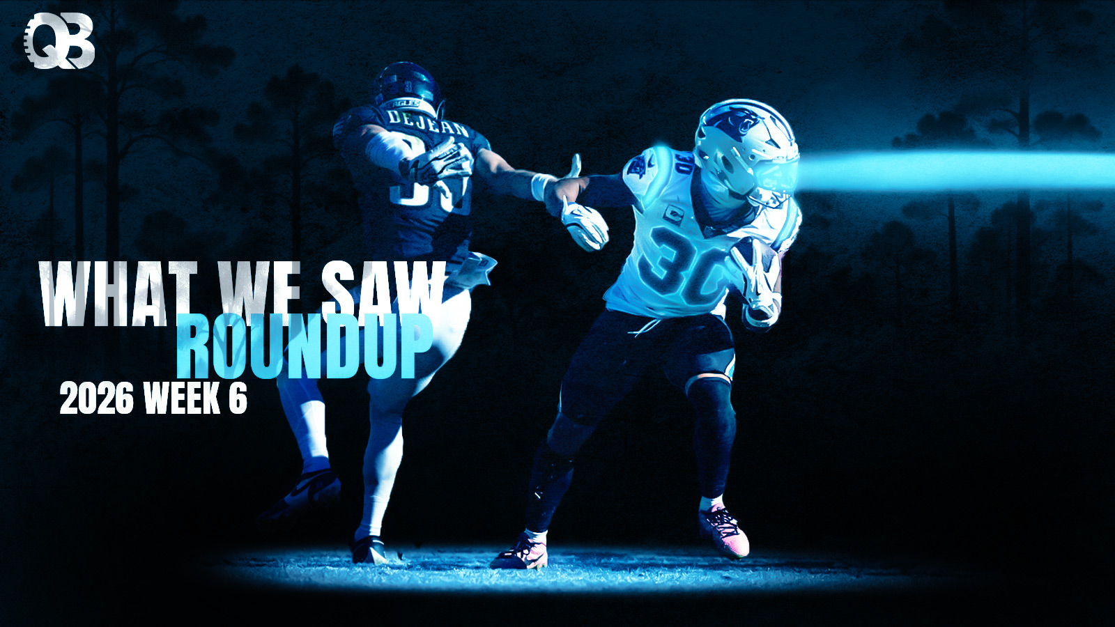 What We Saw Roundup - Week 6 - QB List