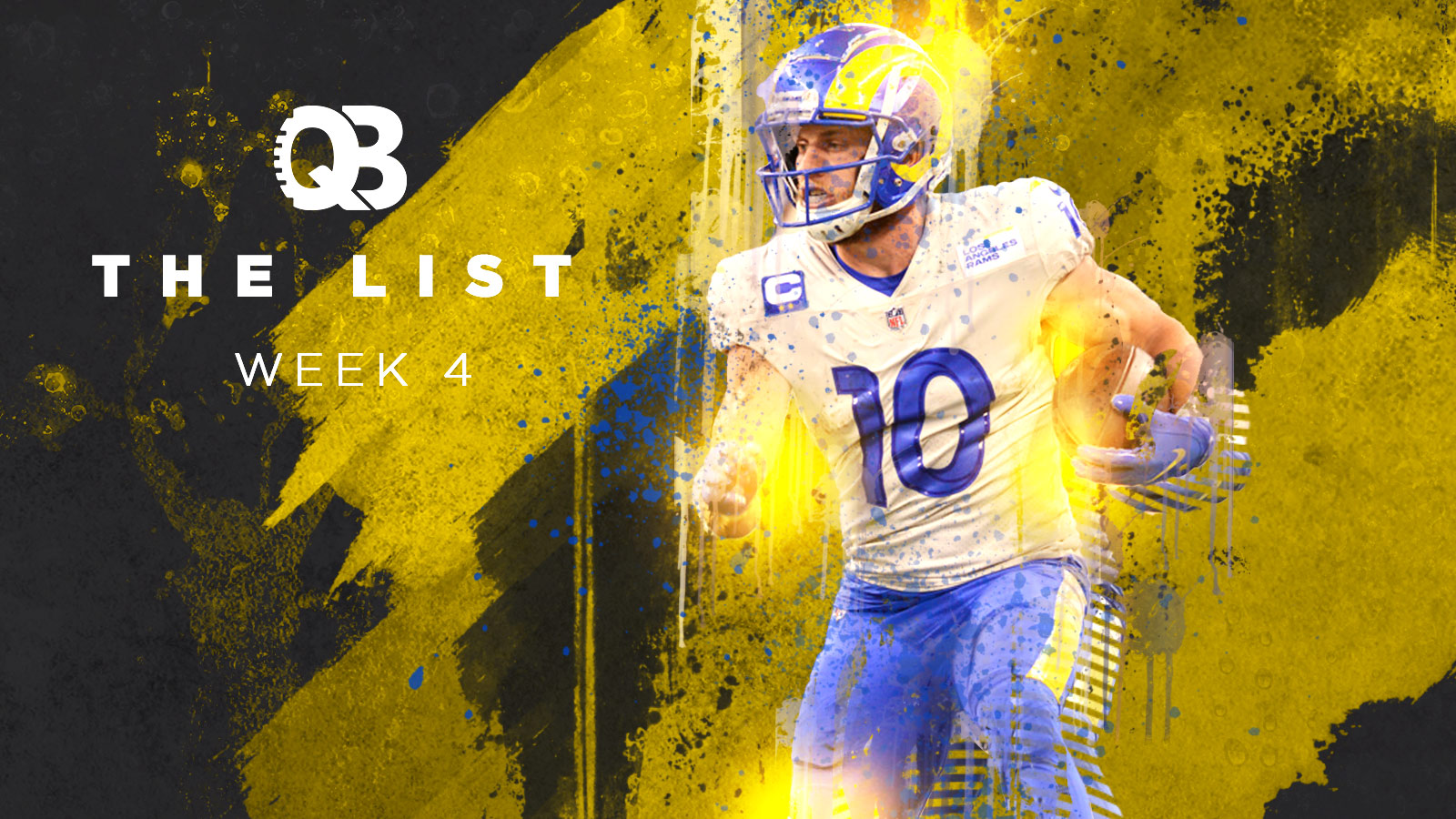 The List Ranking Each Position for Week 4 QB List