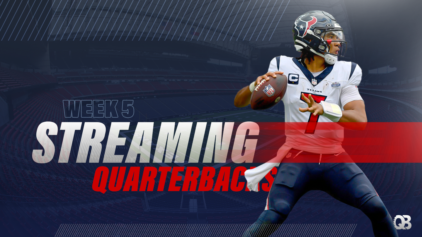 Fantasy Football Week 5 Quarterback Preview: Streaming options