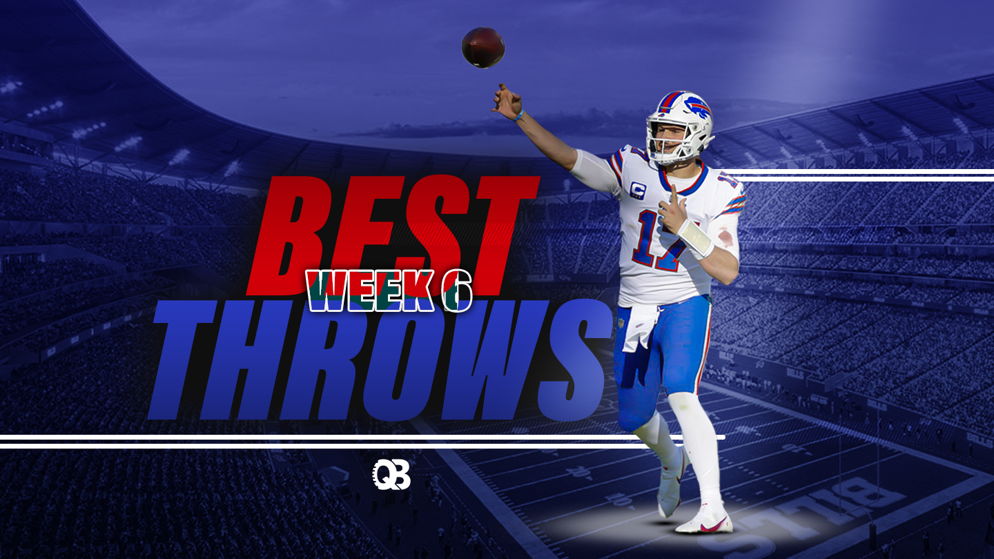 The Best QB Throws Week 6 QB List