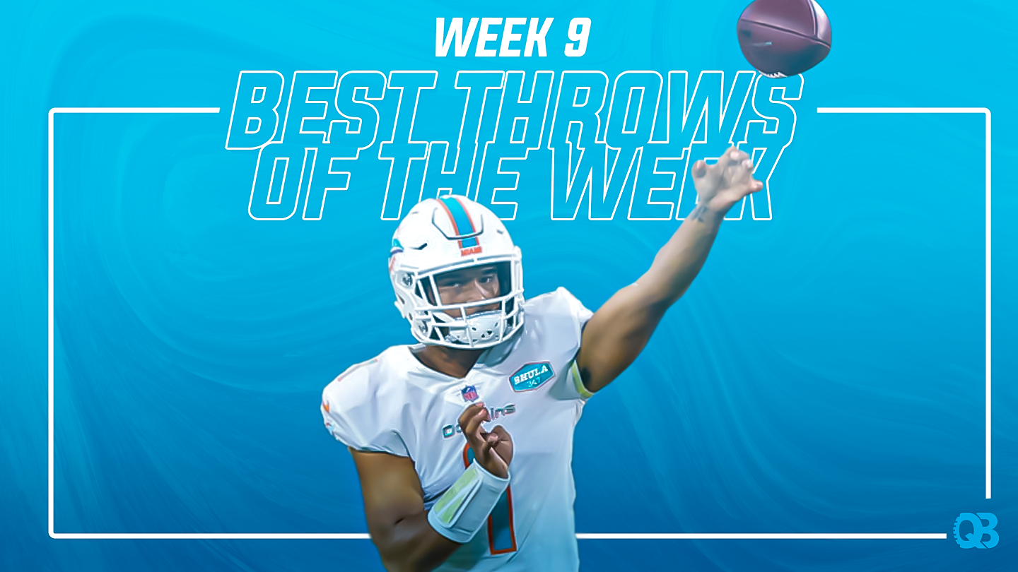 The Best QB Throws Week 9 QB List