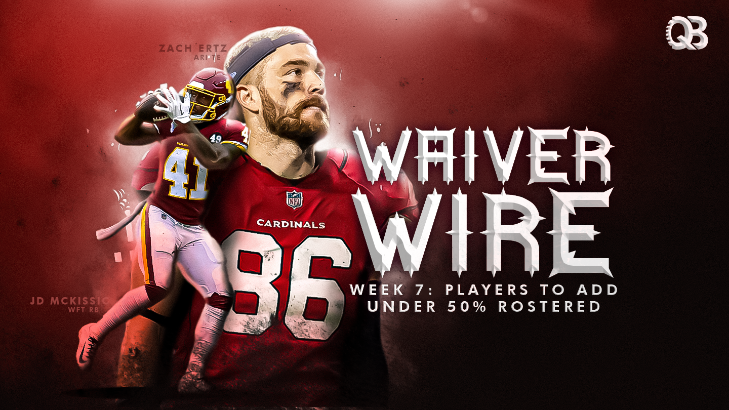 Waiver Wire Week 7 Players to Add Under 50 Rostered QB List